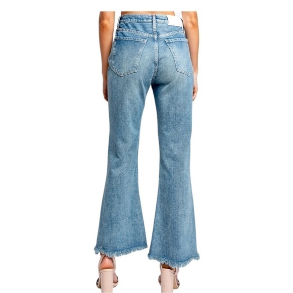 7 For All Mankind Easy Boot High Rise Flare Leg Jeans - Picture 2 of 11